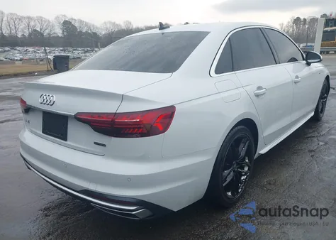 2022 Audi A4 Premium Plus 45 Tfsi S Line Quattro S Tronic from USA, damaged, VIN WAUEAAF45NN014129